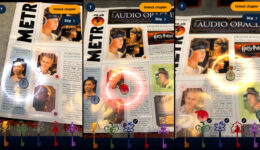 Audible AR Metro Newspaper